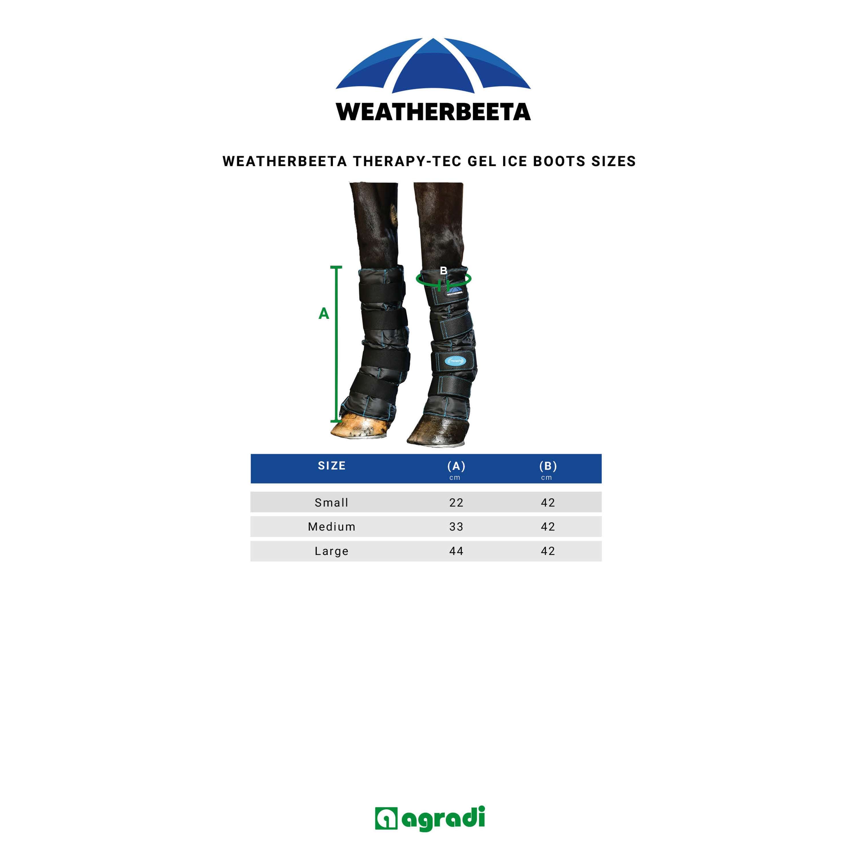 WeatherBeeta Ice Boots Therapy-Tec II Gel Zwart