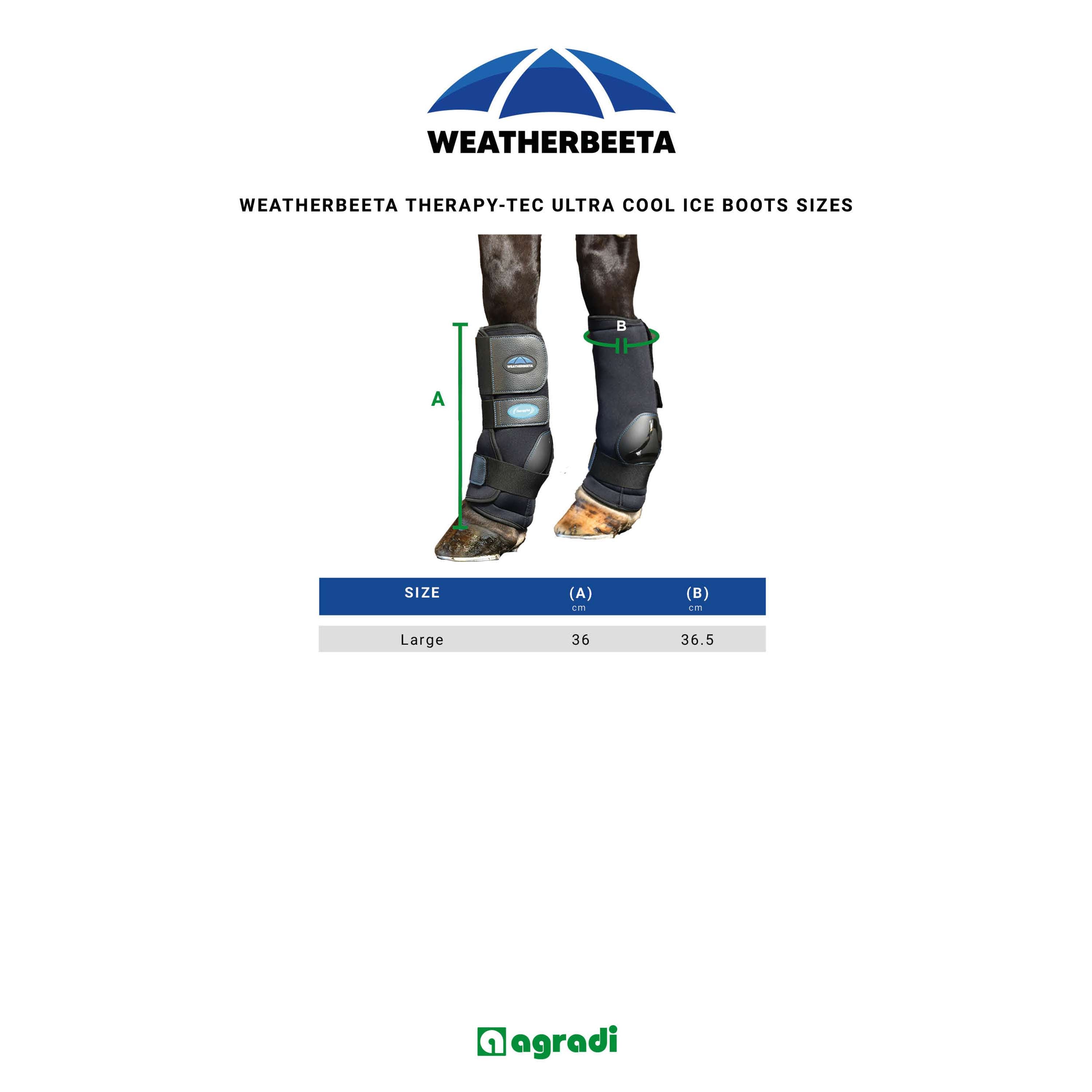 WeatherBeeta Ice Boots Therapy-Tec II Ultra Cool Zwart