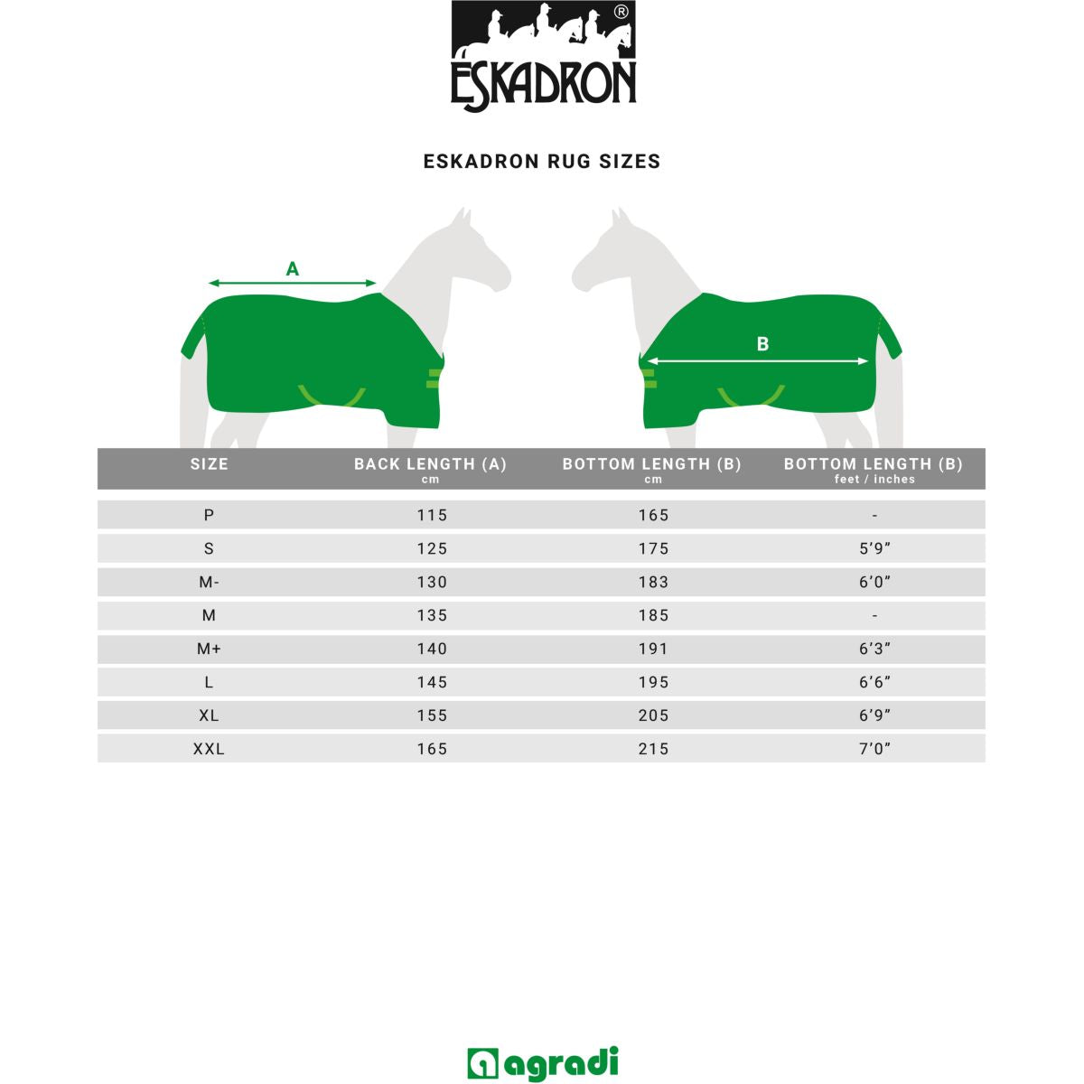 Eskadron Onderdeken Poly 220g Zwart