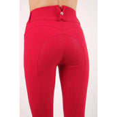 Montar Rijbroek Ess Megan Highwaist Full Grip Jester Red