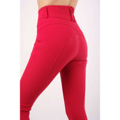 Montar Rijbroek Ess Megan Highwaist Full Grip Jester Red