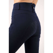 Montar Rijbroek Megan Yati Highwaist Full Grip Blue Denim