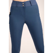 Montar Rijbroek Nola Highwaist Full Grip Middenblauw