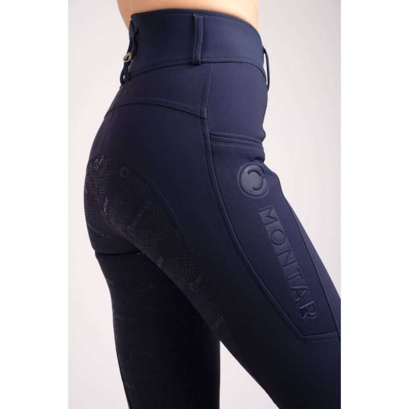 Montar Rijbroek Nola Highwaist Full Grip Navy