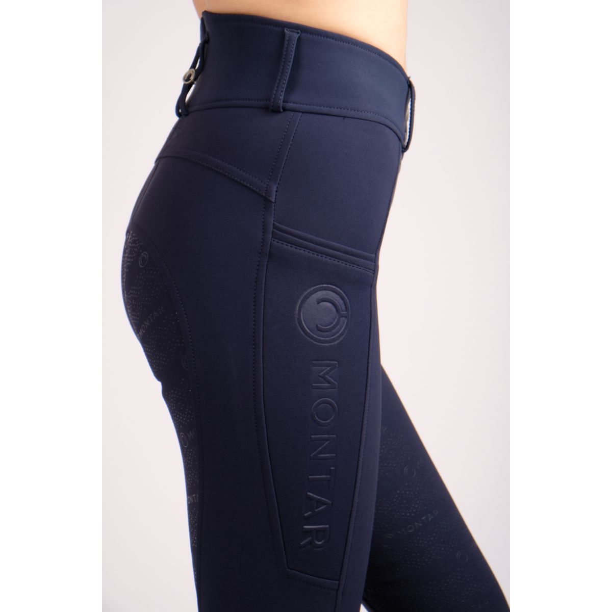 Montar Rijbroek Nola Highwaist Full Grip Navy