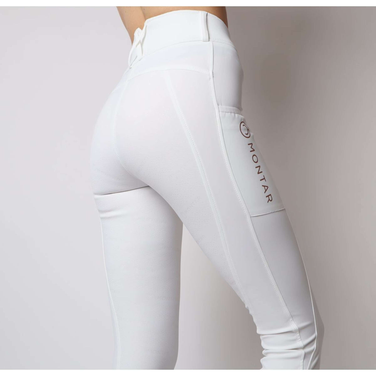 Montar Rijlegging Michelle Rosegold Logo Wit