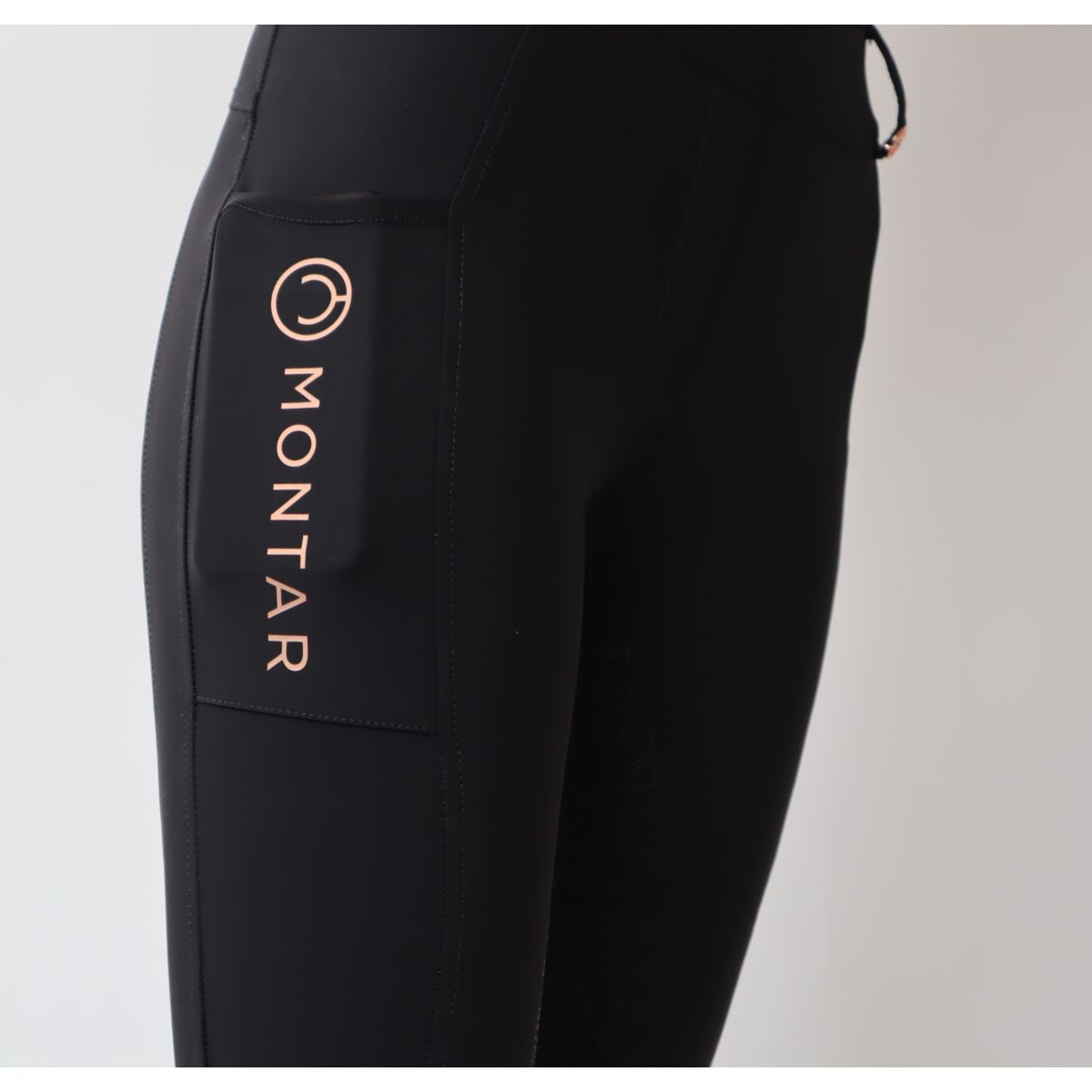 Montar Rijlegging Michelle Rosegold Logo Zwart