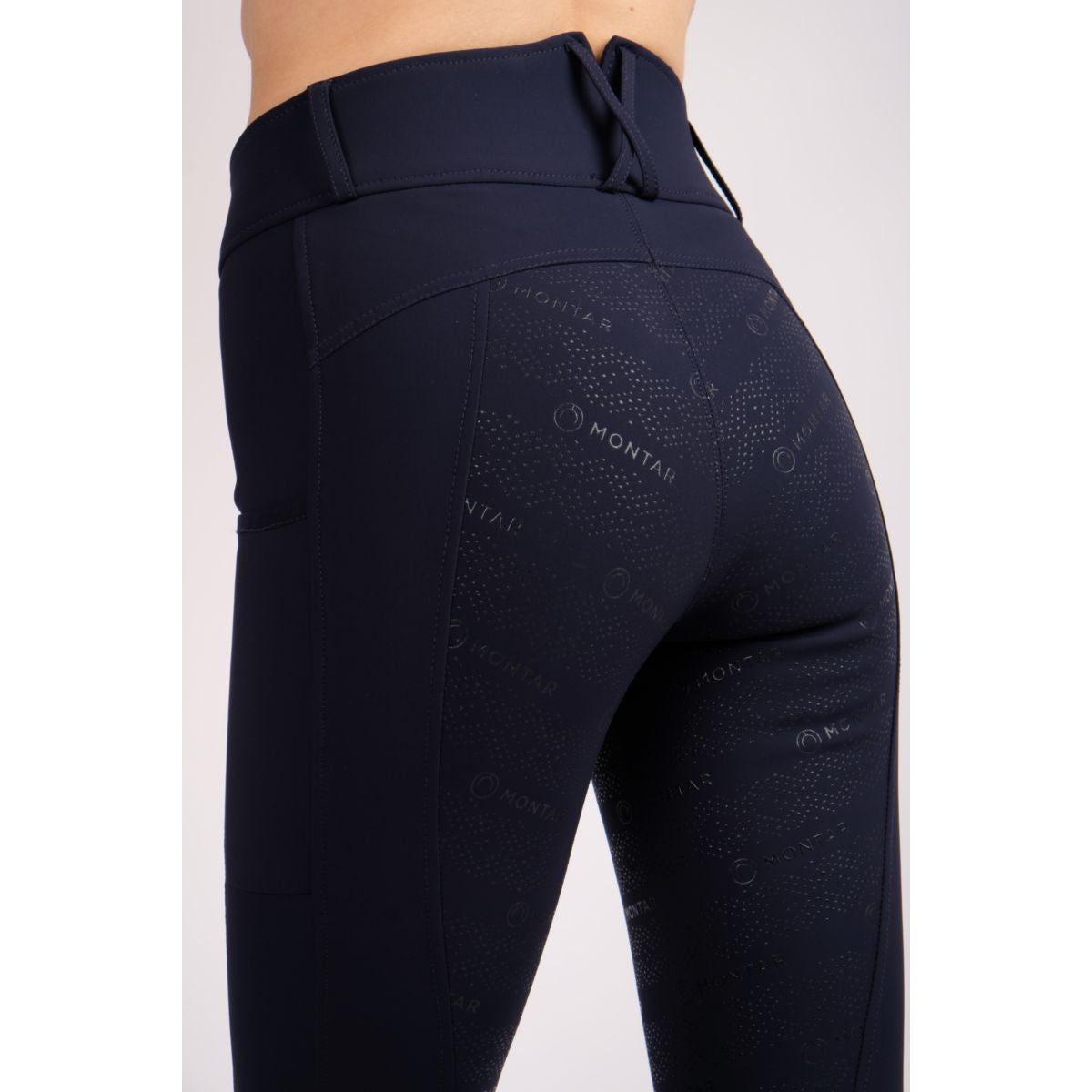 Montar Rijlegging Michelle Rosegold Logo Navy