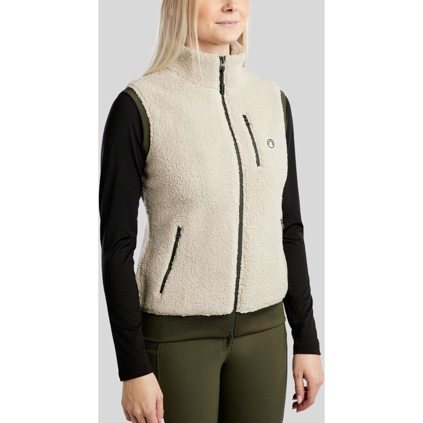 Montar Bodywarmer MoEbba Teddy Olive Montar Bodywarmer MoEbba Teddy Olive