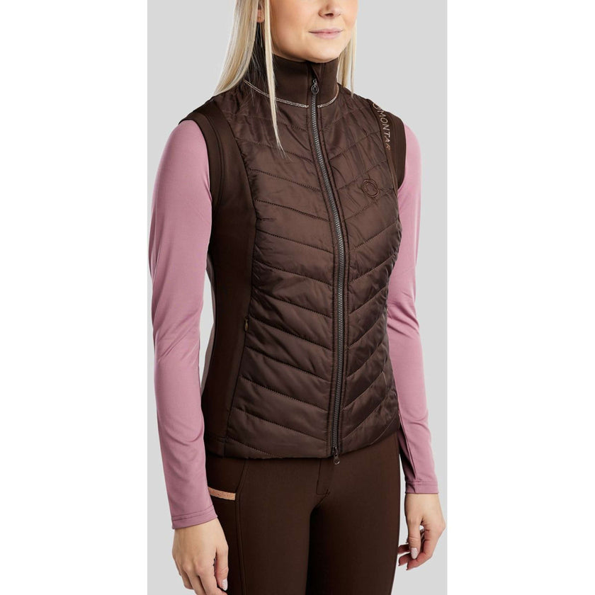 Montar Bodywarmer Momari Hybrid Bruin