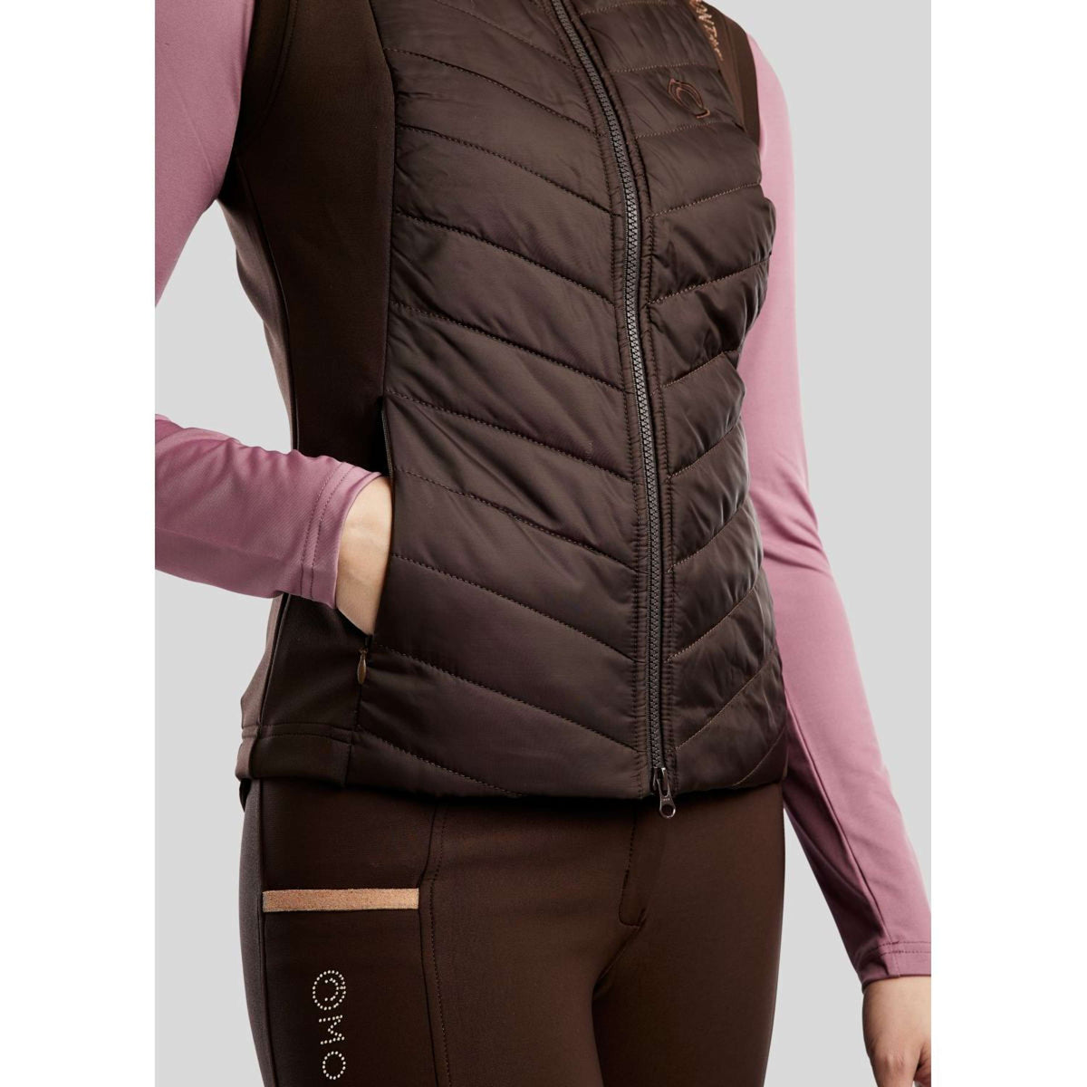 Montar Bodywarmer Momari Hybrid Bruin