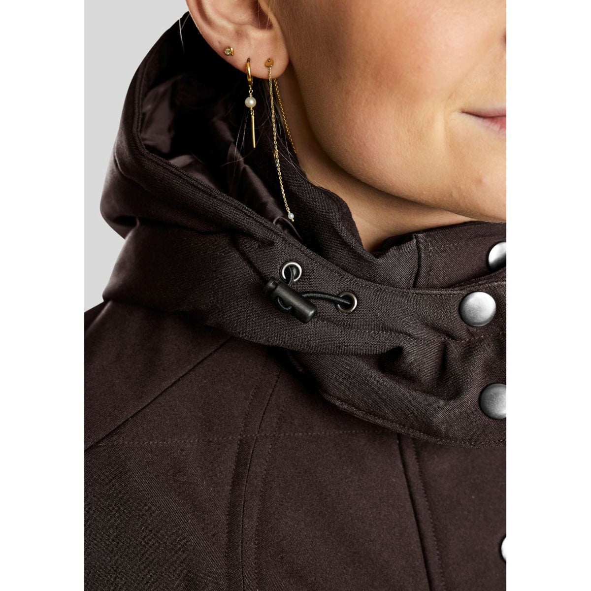 Montar Jas Dicte Lang Bruin