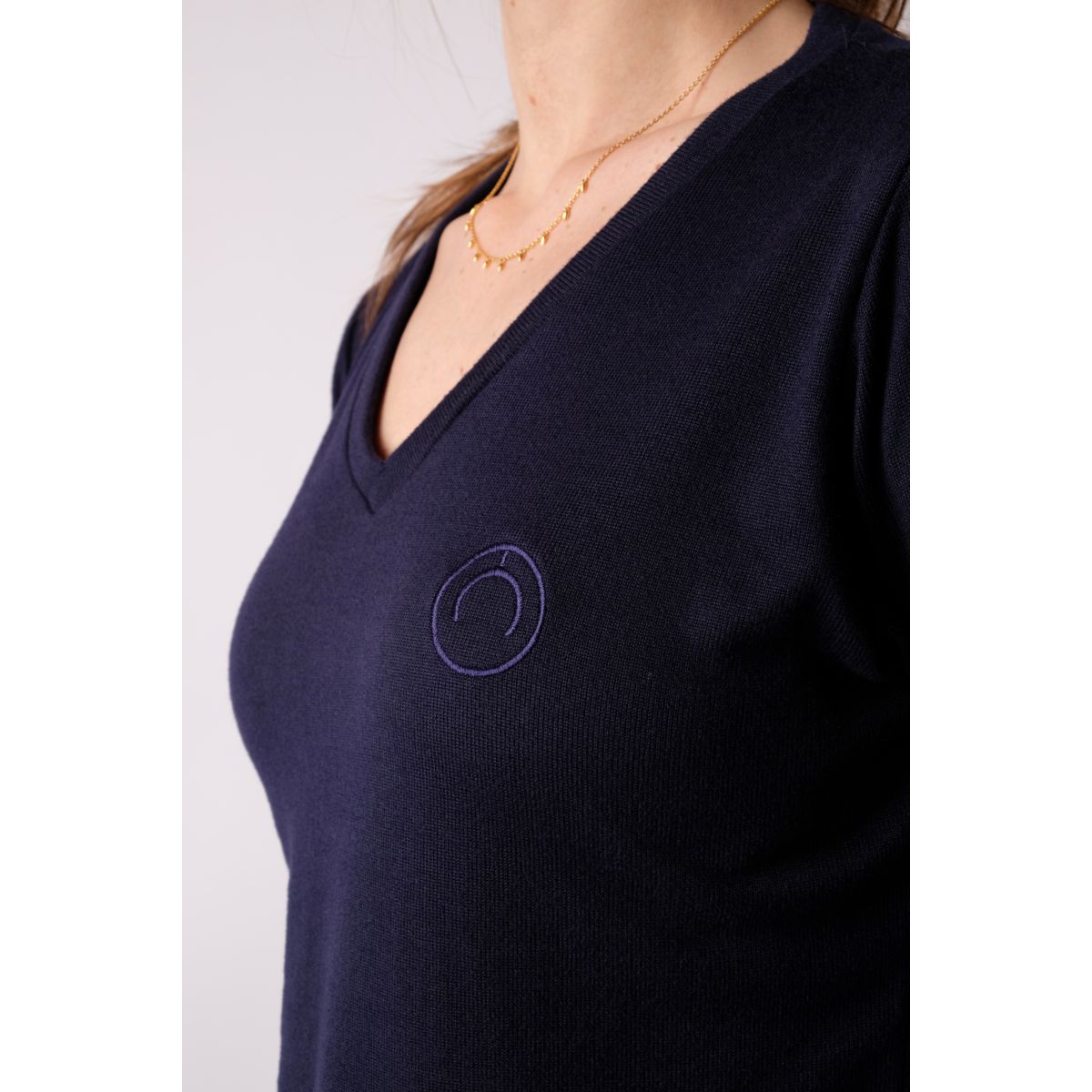 Montar Trui June V-Neck Navy