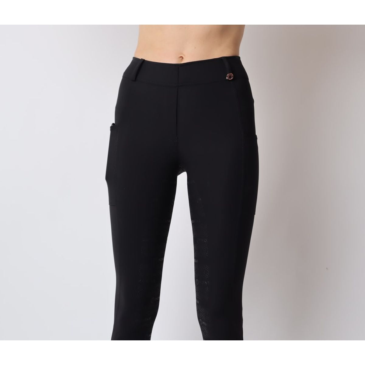 Montar Rijlegging Rosegold Logo Junior Zwart