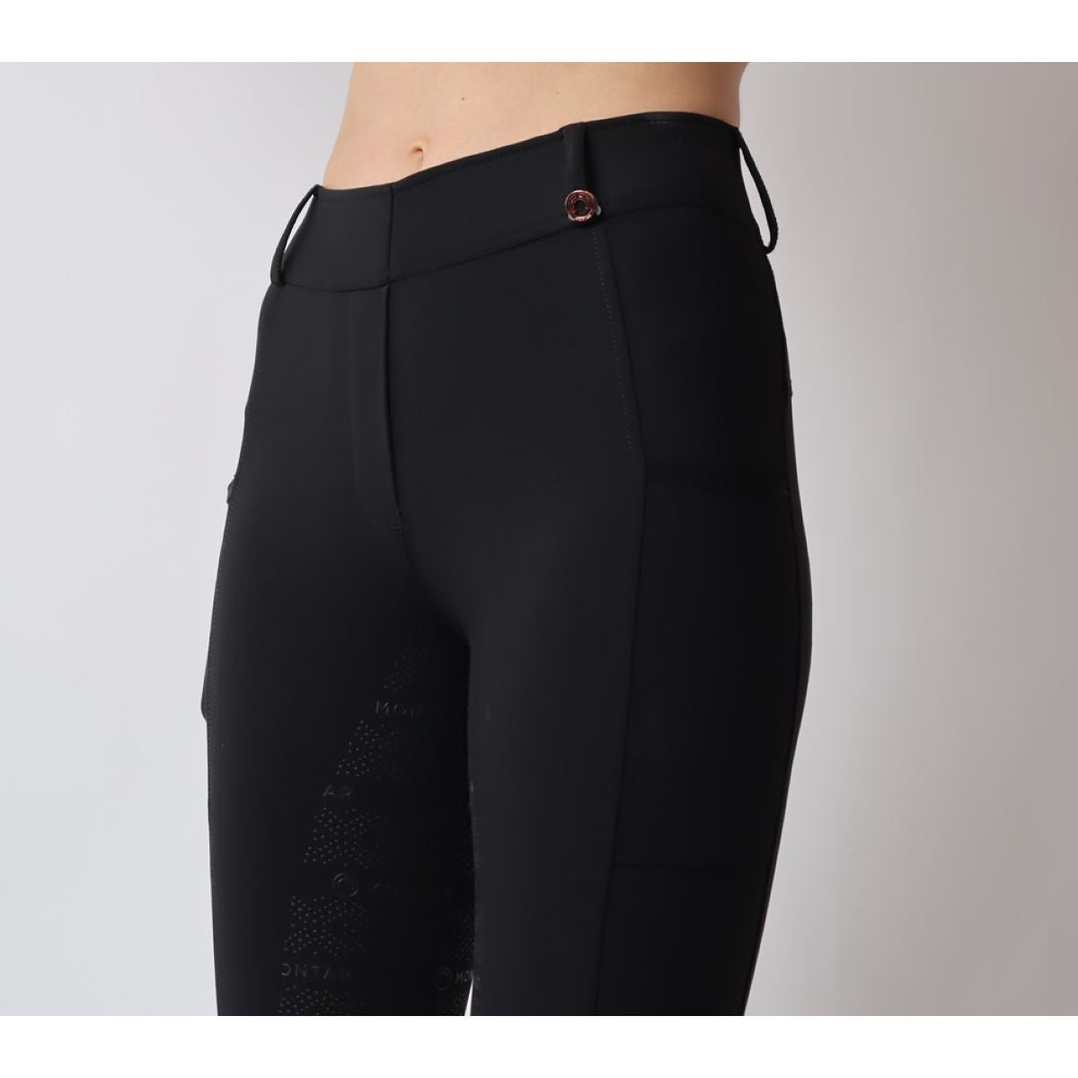 Montar Rijlegging Rosegold Logo Junior Zwart