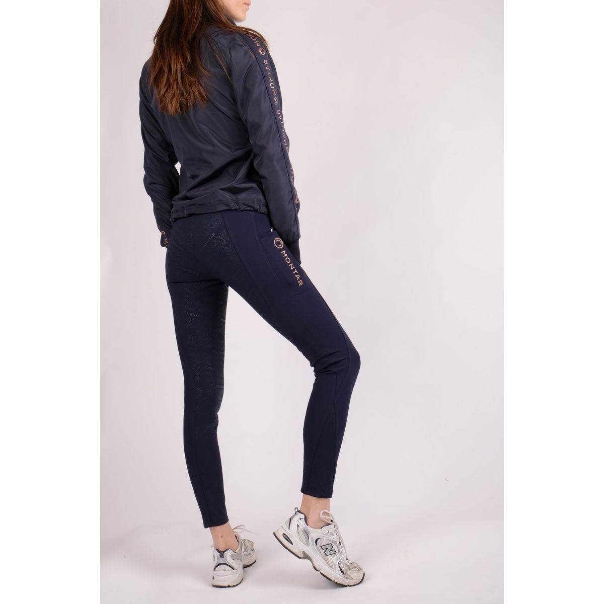 Montar Rijlegging Rosegold Logo Junior Navy