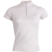 Montar Poloshirt Everly Crystal Logo Wit