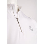 Montar Poloshirt Everly Crystal Logo Wit