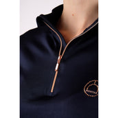 Montar Shirt Everly Rosegold Junior Lange mouwen Navy