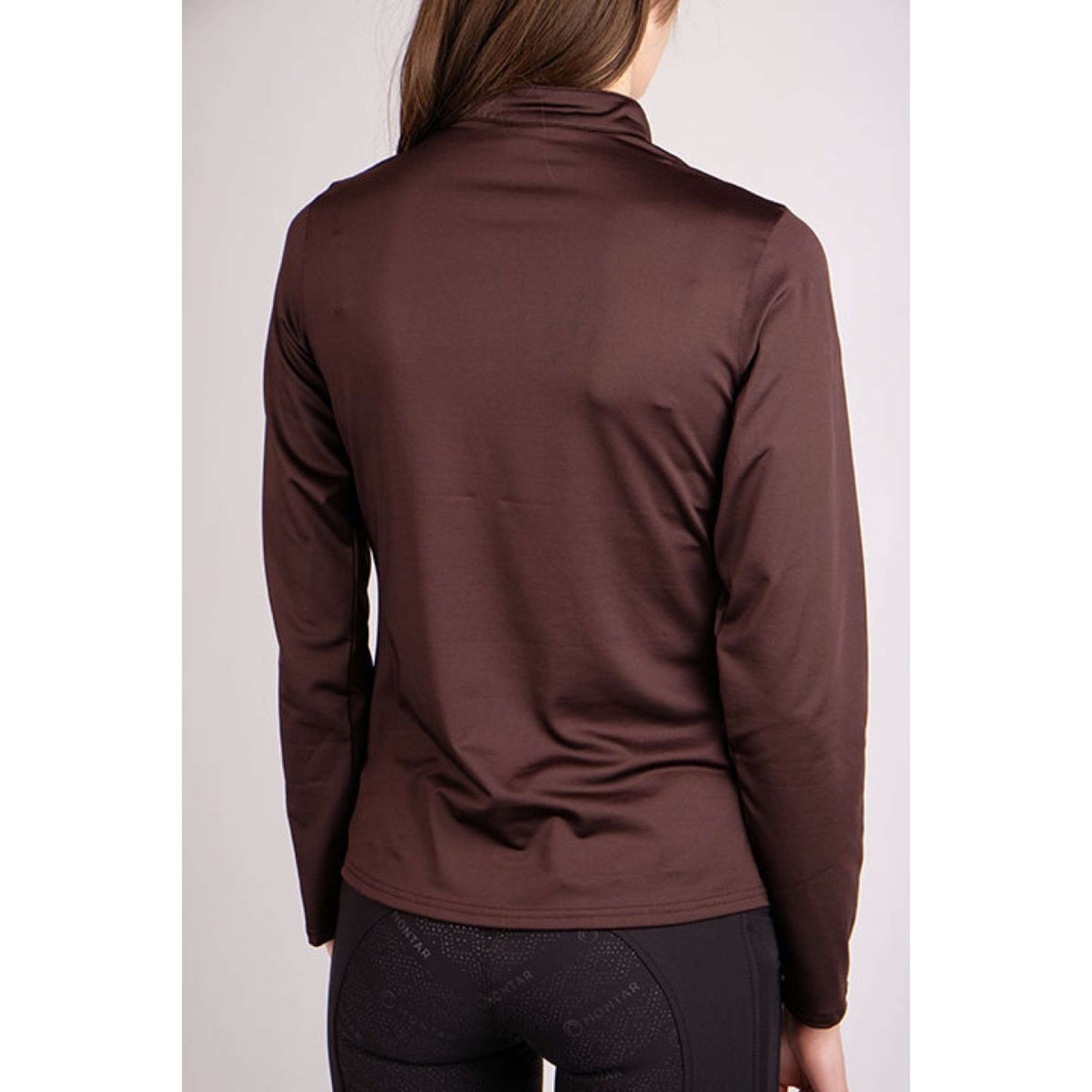 Montar Shirt Everly Crystal Logo Lange Mouwen Bruin Montar Shirt Everly Crystal Logo Lange Mouwen Bruin