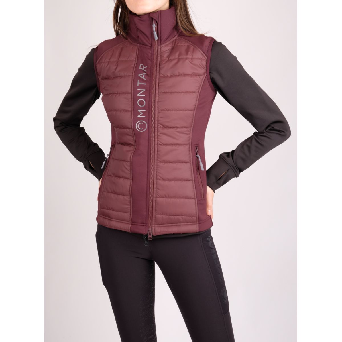 Montar Bodywarmer Emma Quilt Plum