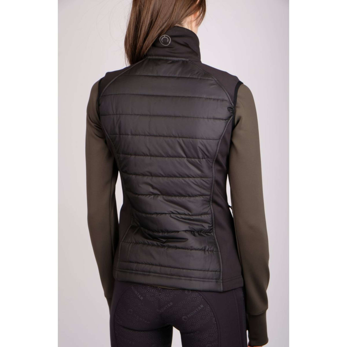 Montar Bodywarmer Emma Quilt Junior Zwart