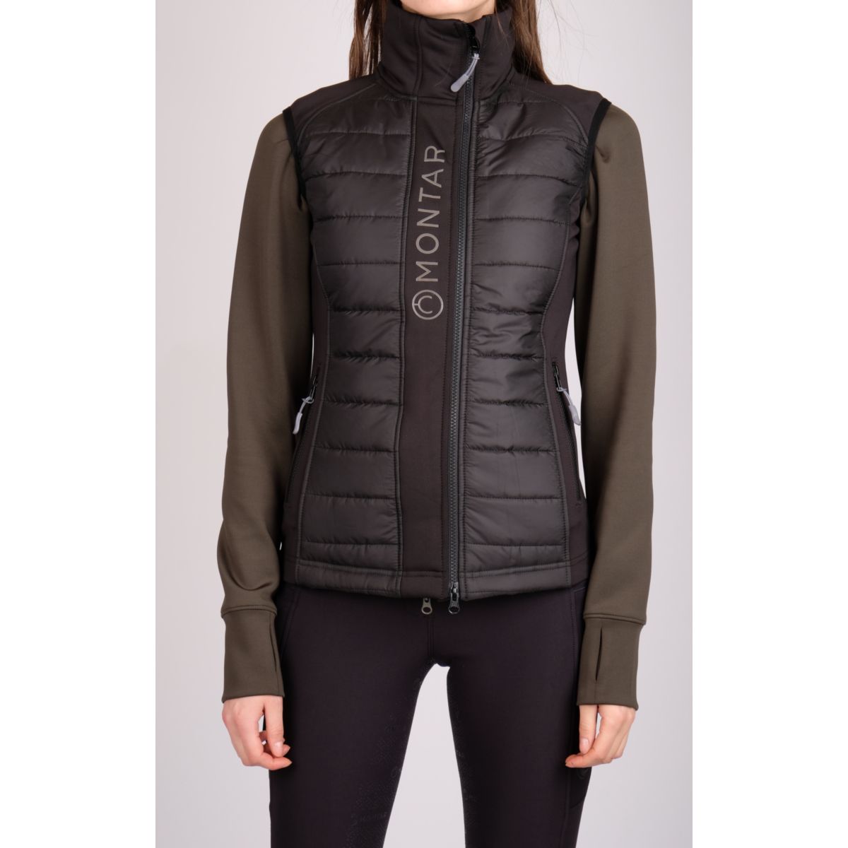 Montar Bodywarmer Emma Quilt Zwart