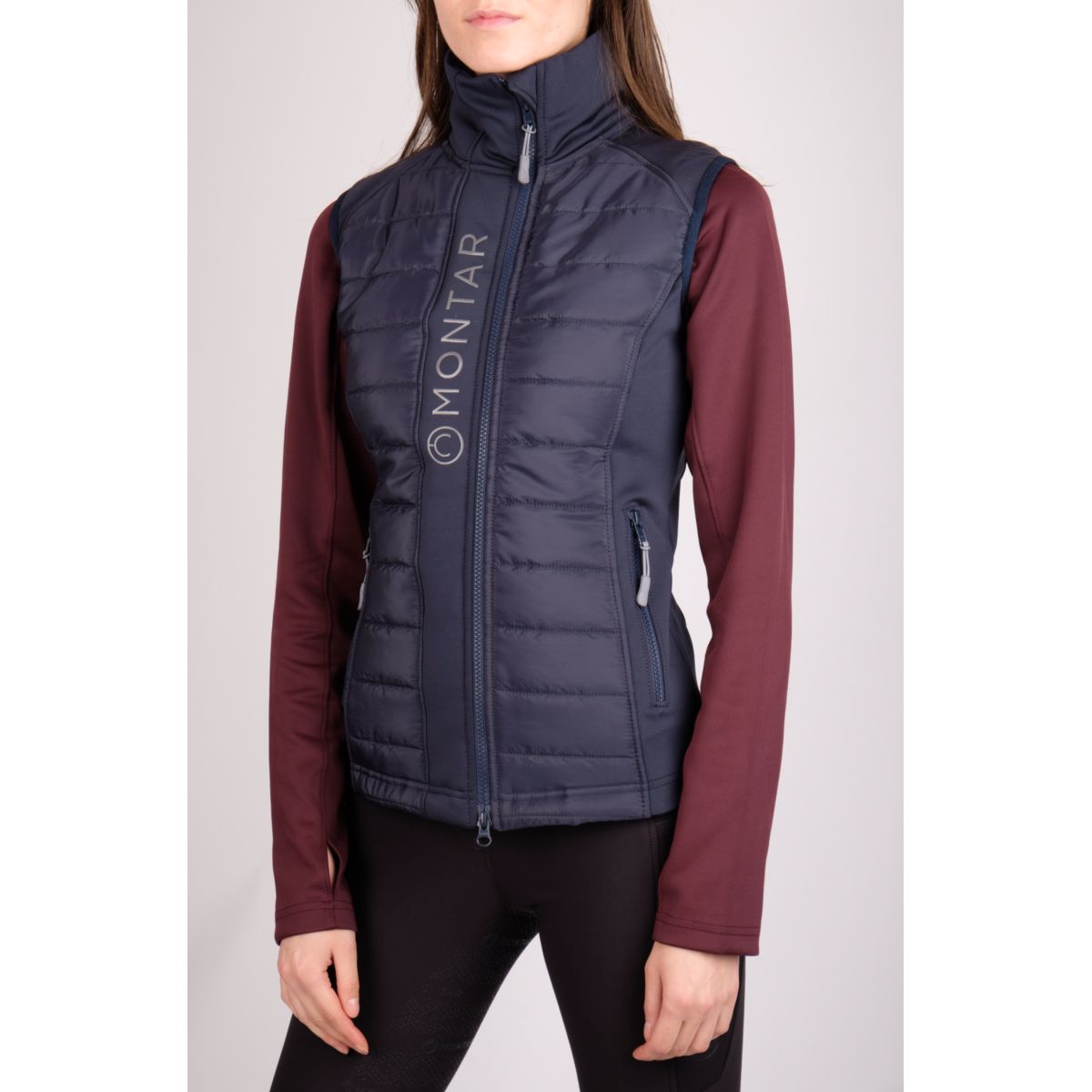 Montar Bodywarmer Emma Quilt Junior Donker Navy