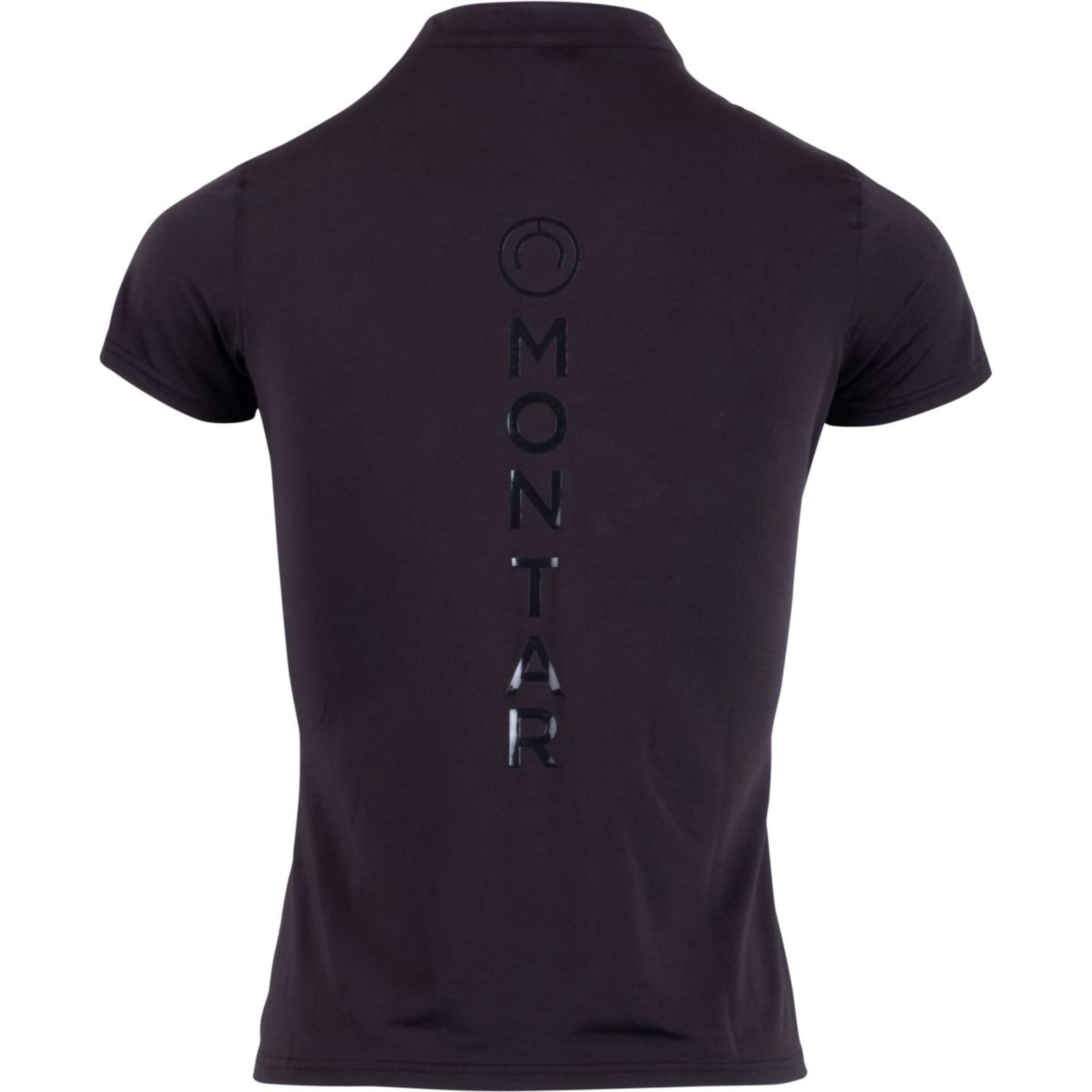 Montar Shirt Melanie Back Vertical Zwart Montar Shirt Melanie Back Vertical Zwart