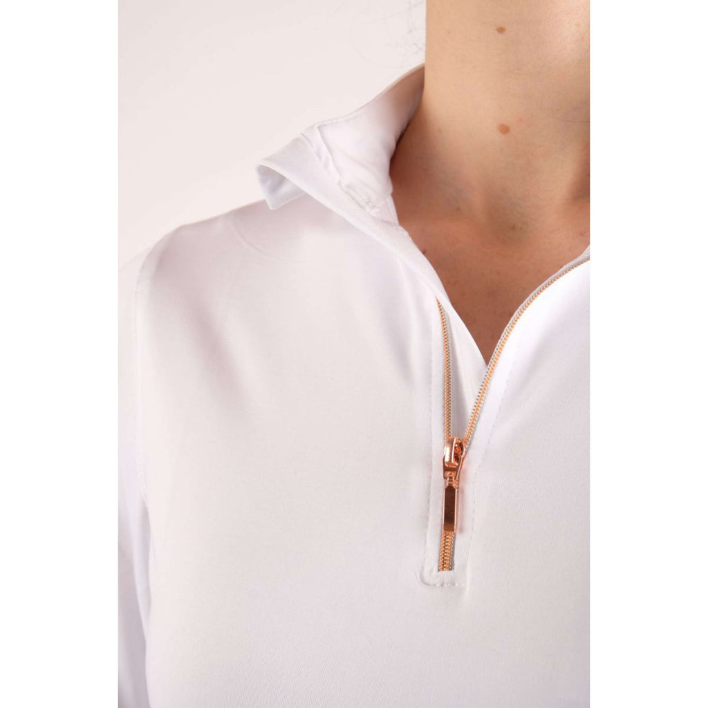 Montar Shirt Everly Rosegold Lange Mouwen Wit
