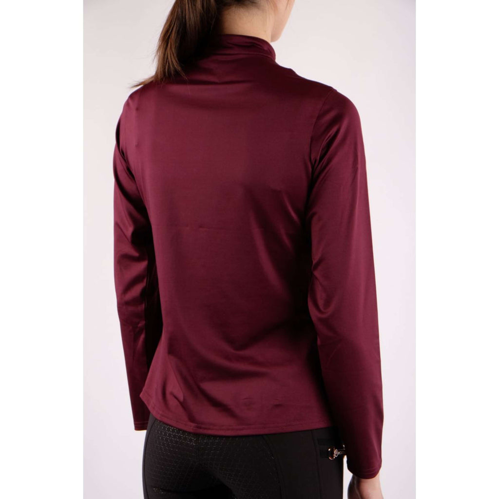 Montar Shirt Everly Rosegold Lange Mouwen Plum