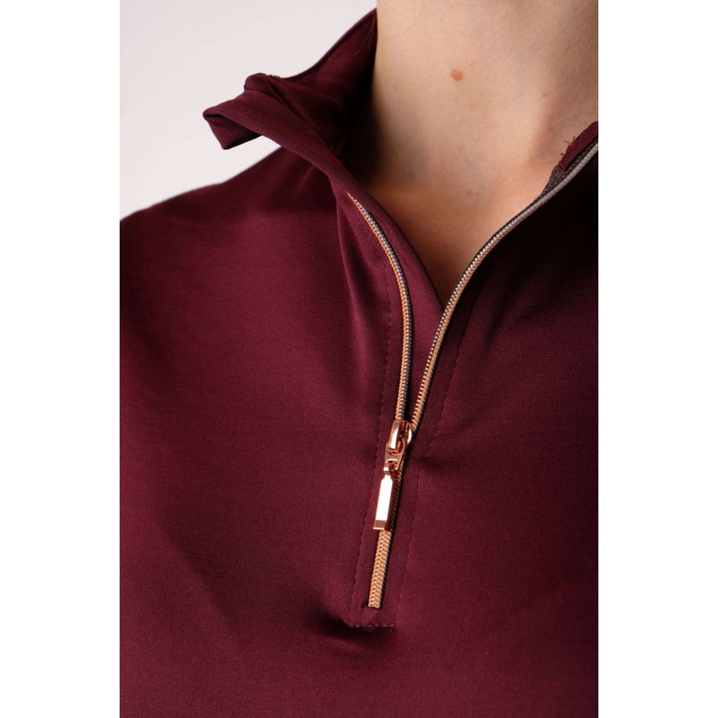 Montar Shirt Everly Rosegold Lange Mouwen Plum