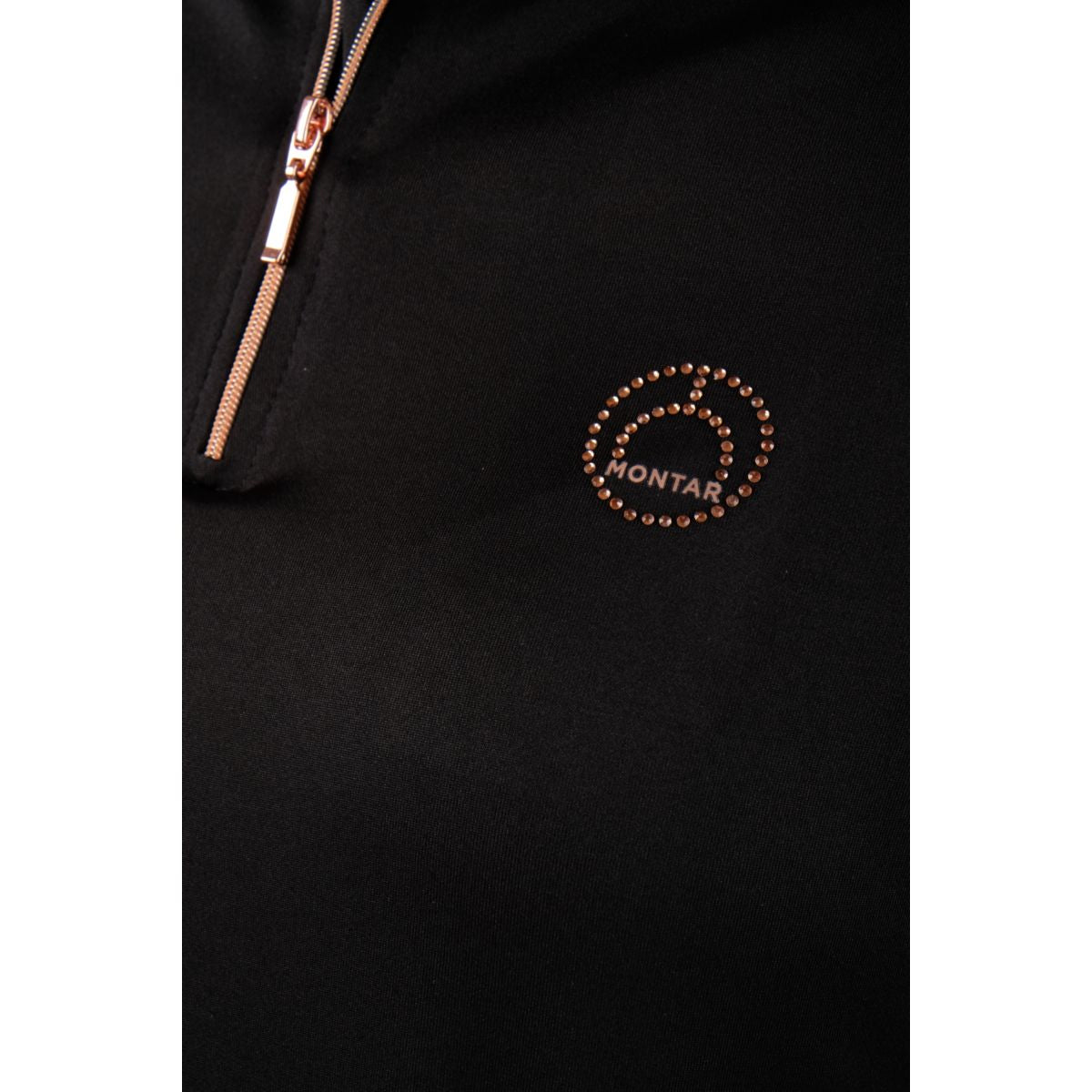 Montar Shirt Everly Rosegold Lange Mouwen Zwart