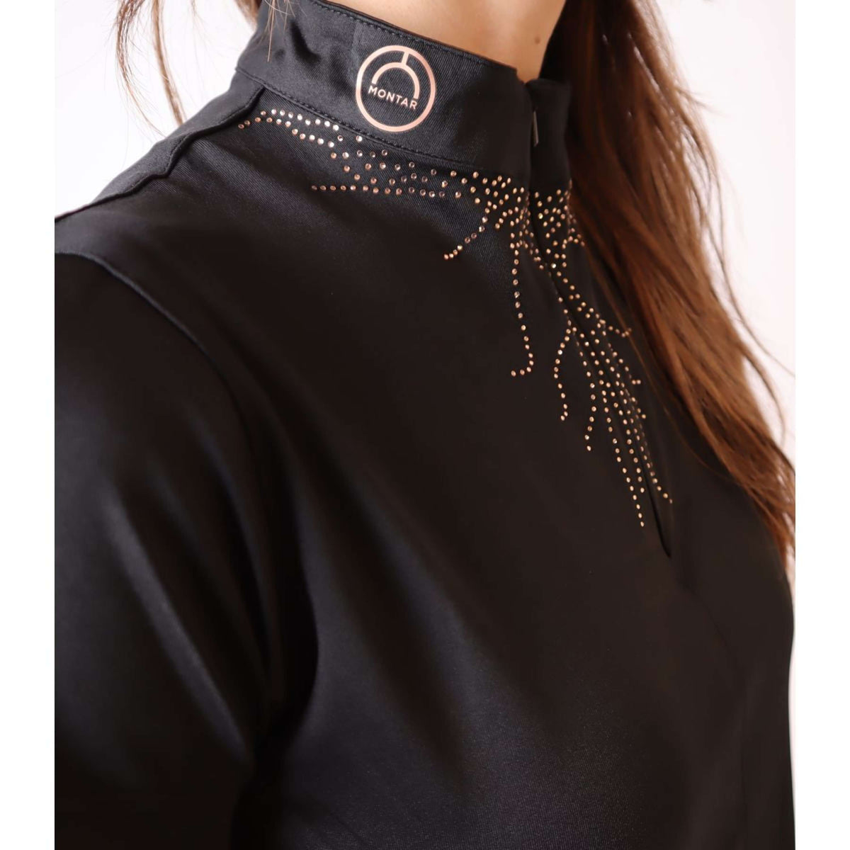 Montar Shirt Femka Rosegold MonTech Zwart