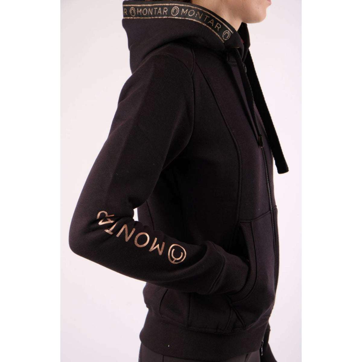Montar Vest Macie Rosegold Logo Zwart