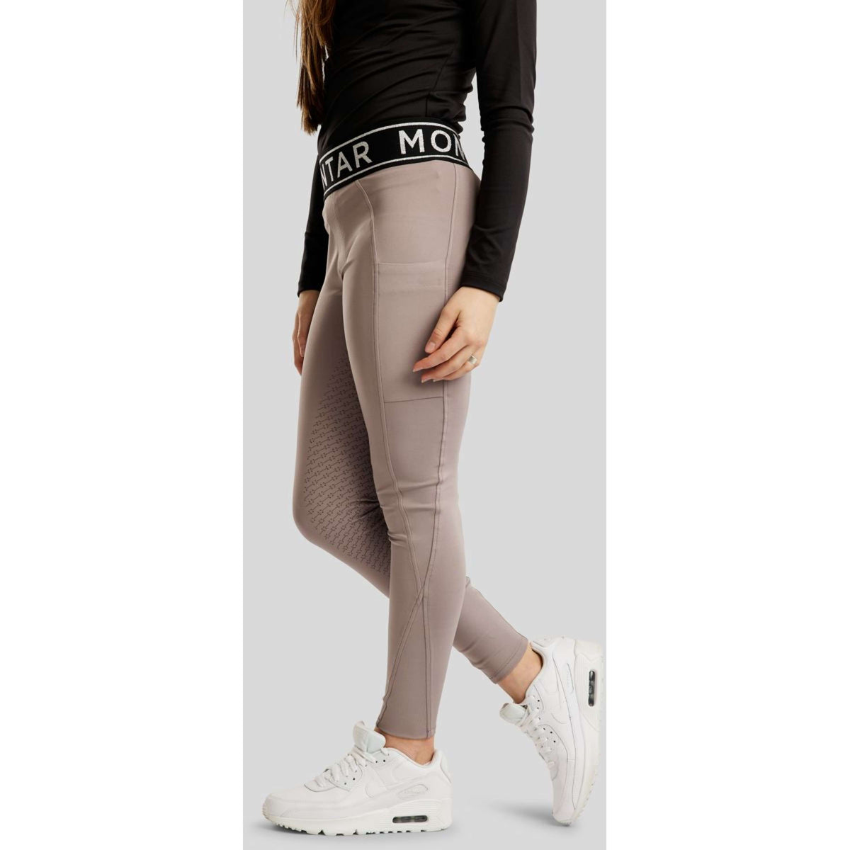 Montar Rijlegging MoSille Full Grip Rose Grey