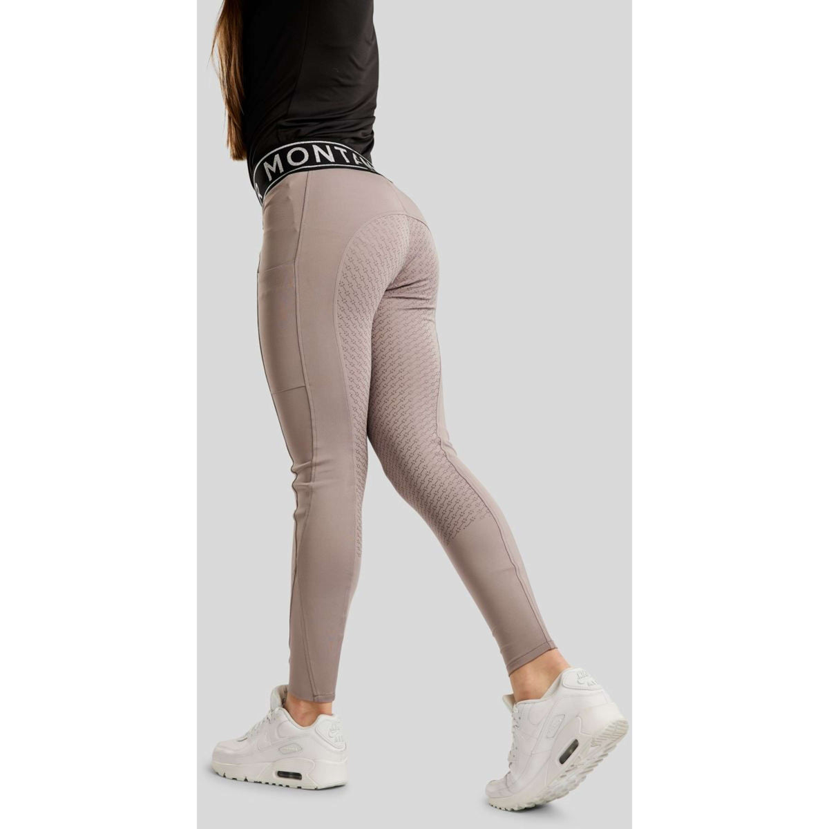 Montar Rijlegging MoSille Full Grip Rose Grey