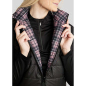 Montar Bodywarmer MoCheri Reversible Black Peony