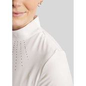 Montar Wedstrijdshirt MoEmilia Lange Mouwen Wit