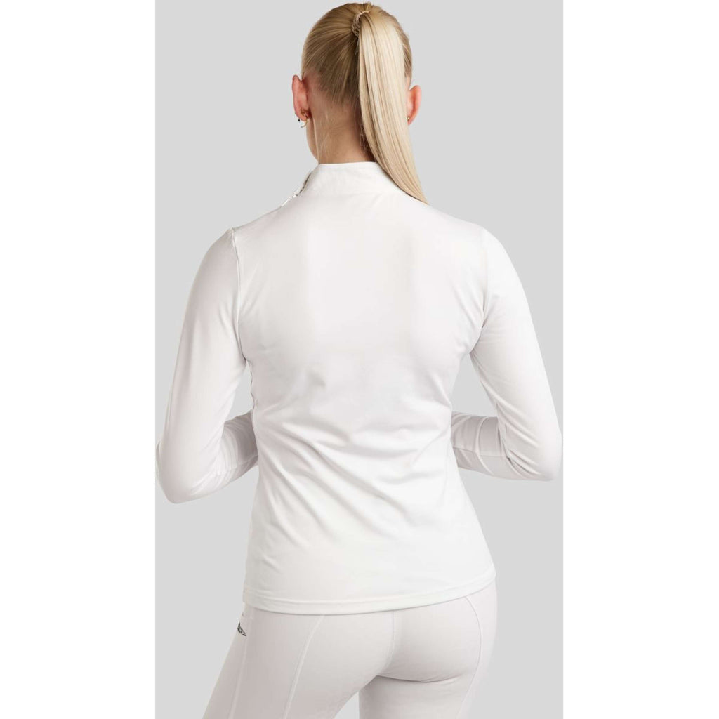 Montar Wedstrijdshirt MoEmilia Lange Mouwen Wit