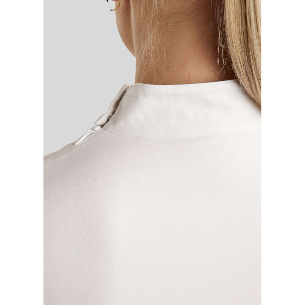 Montar Wedstrijdshirt MoEmilia Lange Mouwen Wit