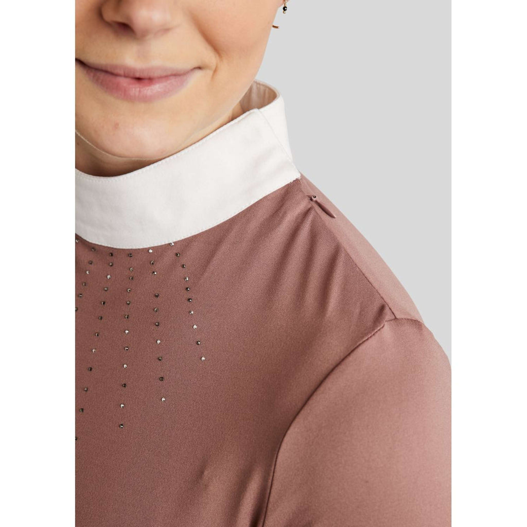 Montar Wedstrijdshirt MoEmilia Lange Mouwen Dusty Rose