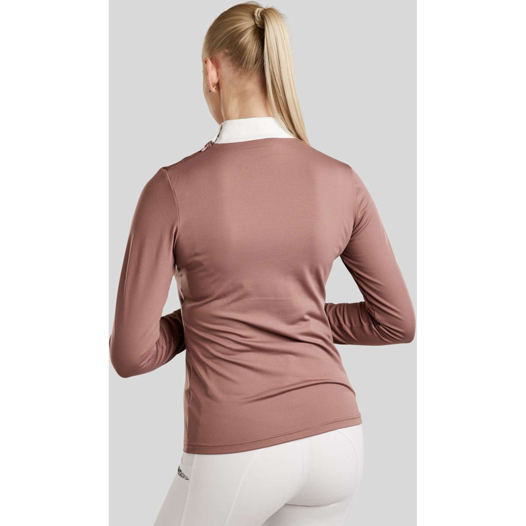 Montar Wedstrijdshirt MoEmilia Lange Mouwen Dusty Rose