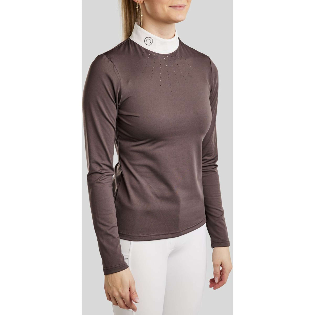 Montar Wedstrijdshirt MoEmilia Lange Mouwen Black Peony