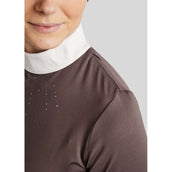 Montar Wedstrijdshirt MoEmilia Lange Mouwen Black Peony