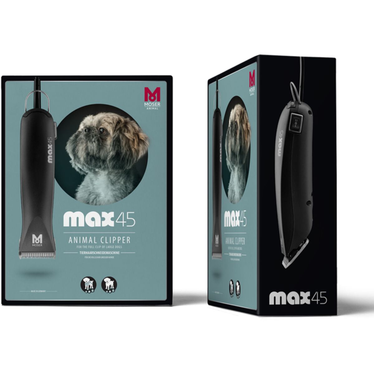 Moser Tondeuse Max 45 Dier +2 opzetkam