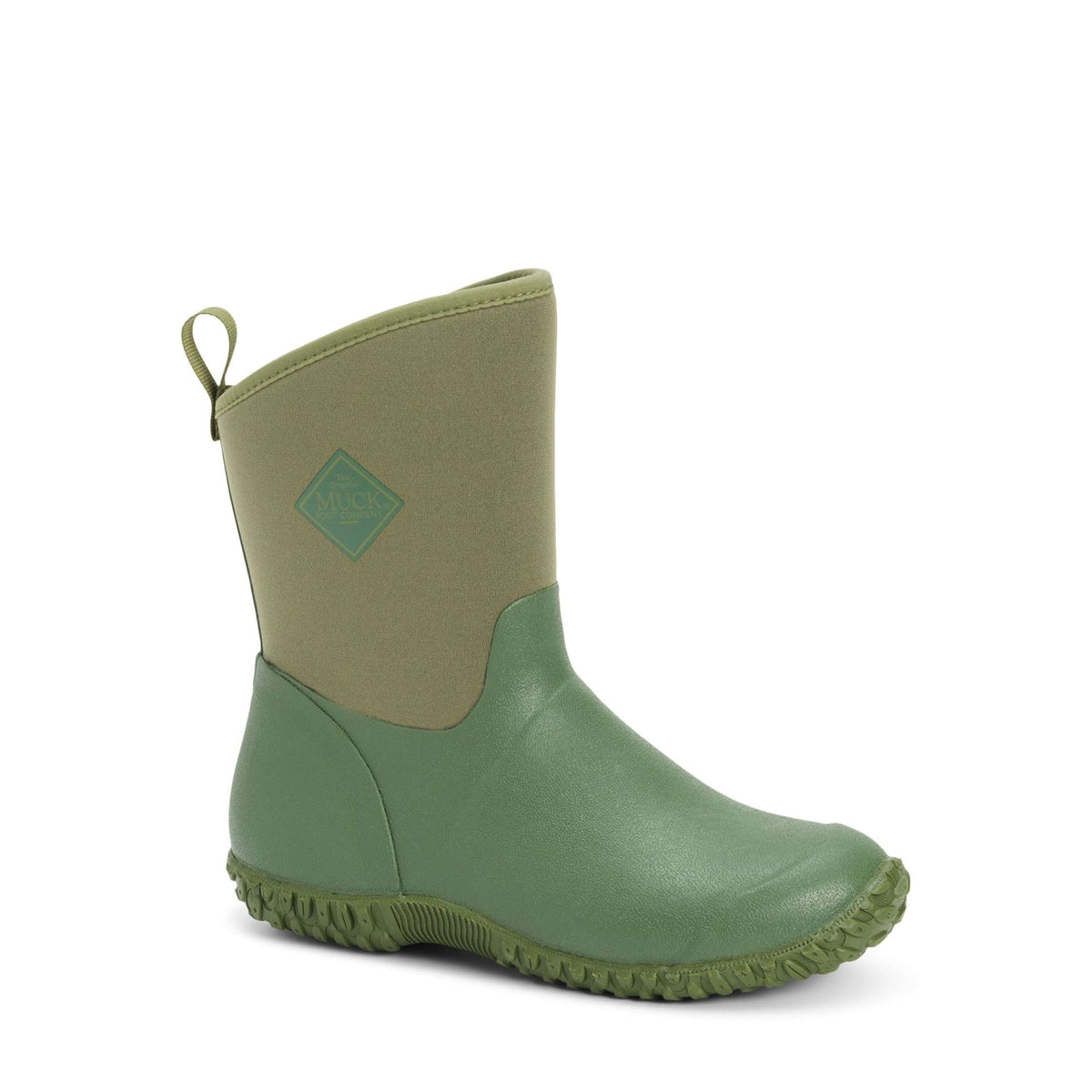 Muck Boot Muckster II Mid Dames Groen/Rozen Print