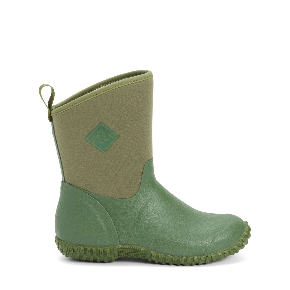 Muck Boot Muckster II Mid Dames Groen/Rozen Print