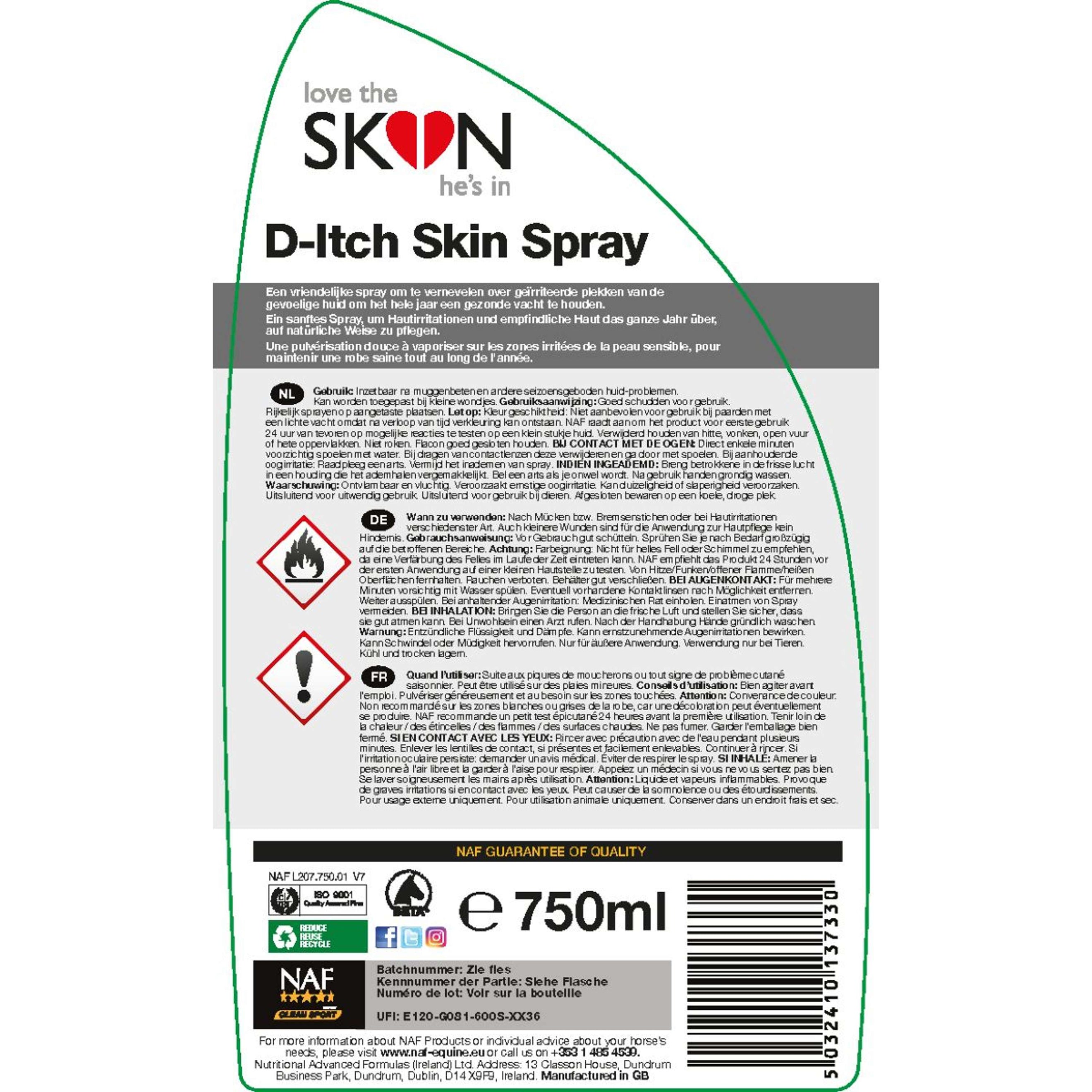 NAF Love the SKIN hes in Huid Spray NAF Love the SKIN hes in Huid Spray