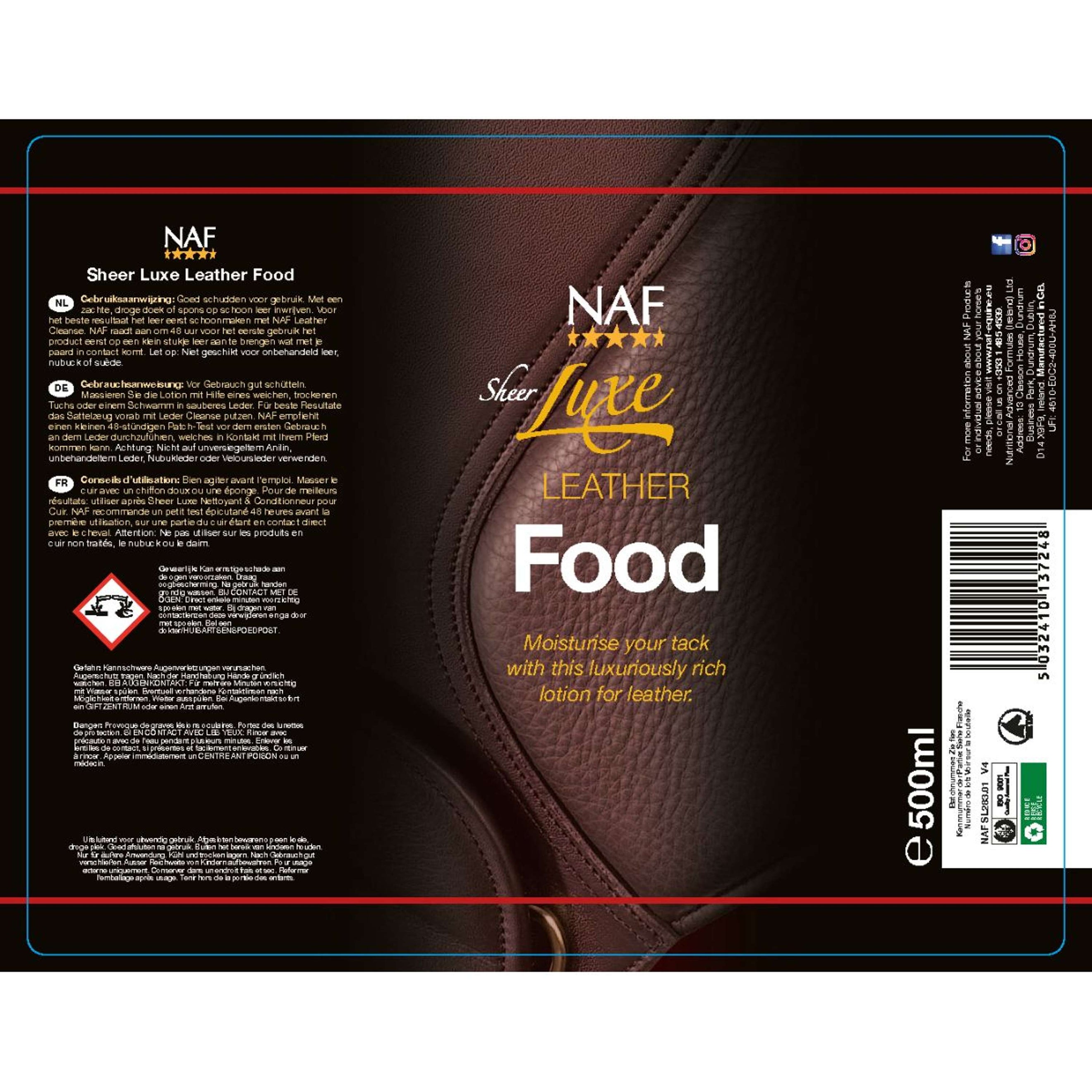 NAF Sheer Luxe Leather Food NAF Sheer Luxe Leather Food
